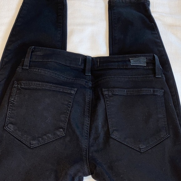 Paige Woman’s Denim Black Pants Verdugo Ultra Skinny Size 25 - Picture 11 of 12